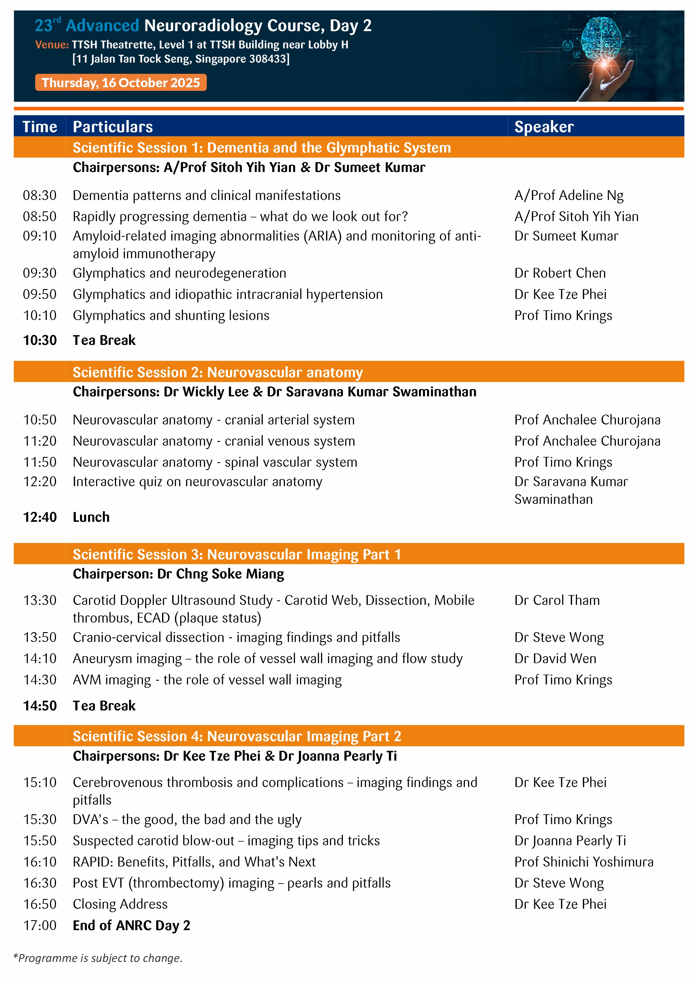 Day 2 Agenda